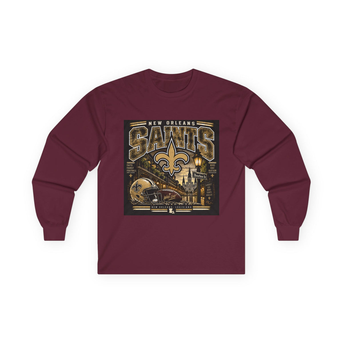 Saints Nation Glory Tee - Unisex Ultra Cotton Long Sleeve Tee