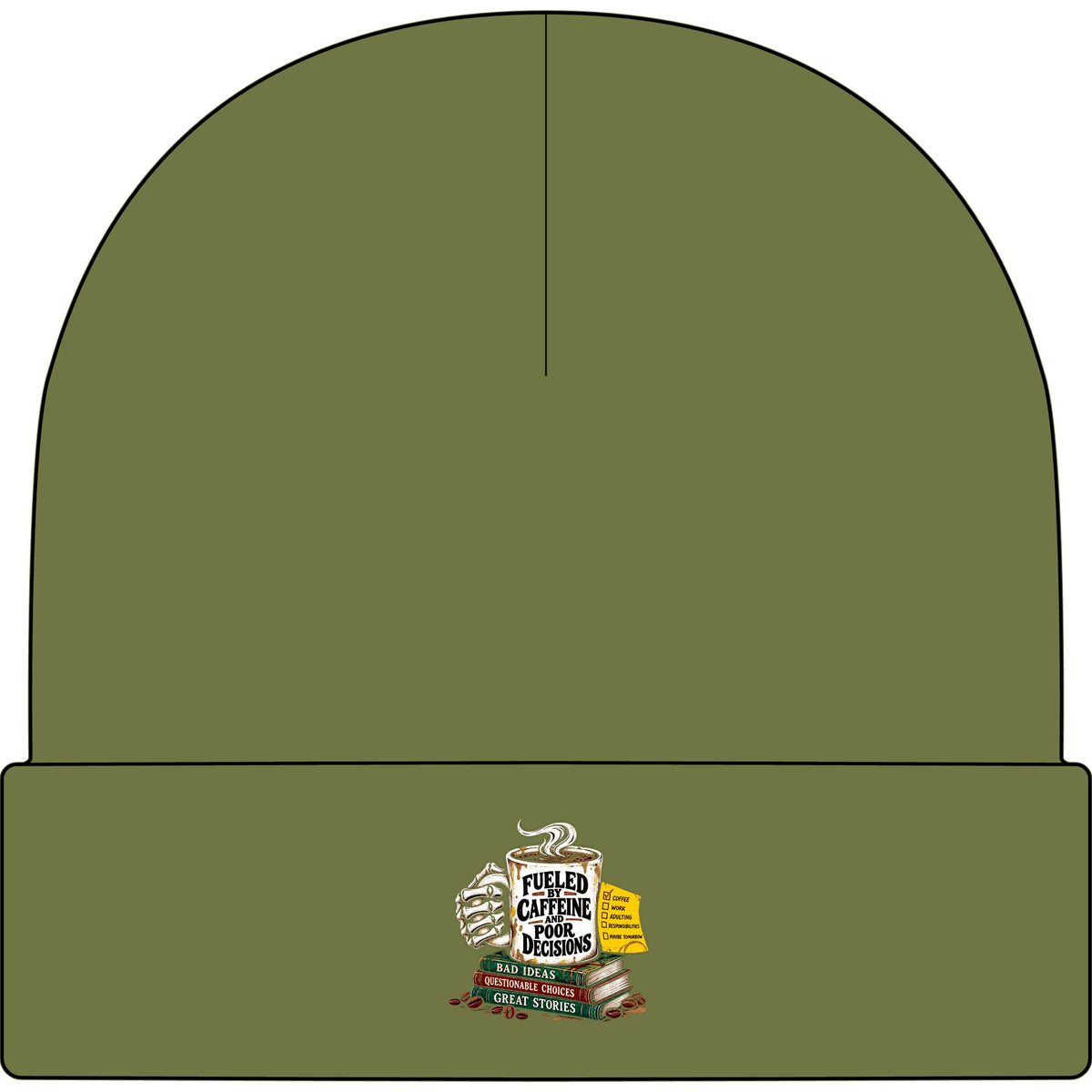Fueled by Caffeine - AS Colour 1107 Cuff Beanie