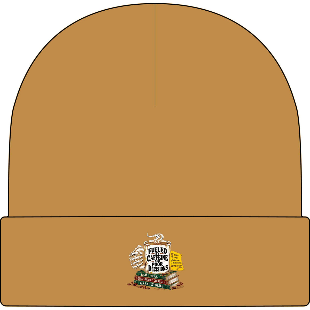 Fueled by Caffeine - AS Colour 1107 Cuff Beanie
