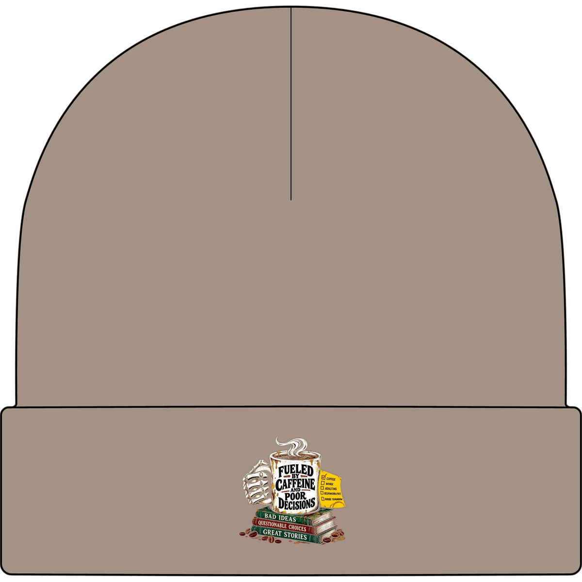 Fueled by Caffeine - AS Colour 1107 Cuff Beanie