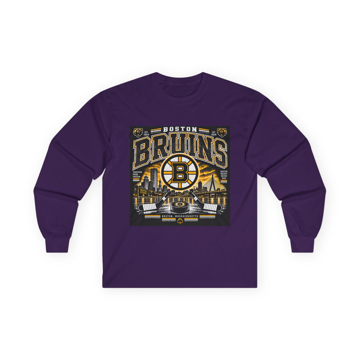 Boston Bruins Heritage - Unisex Ultra Cotton Long Sleeve Tee