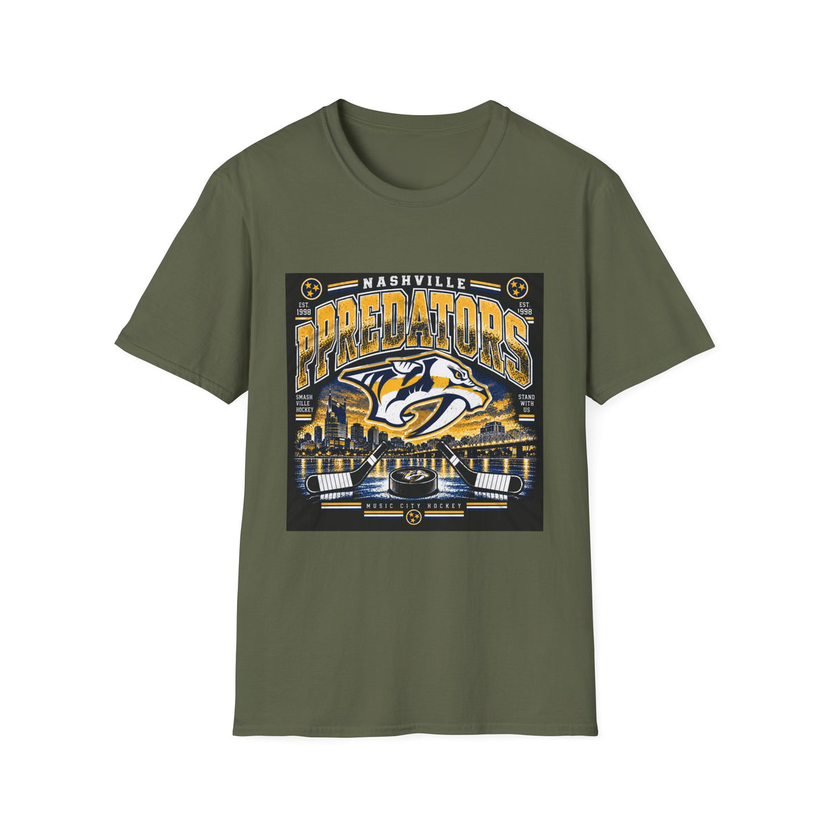 Nashville Predators Music City - Classic Tee