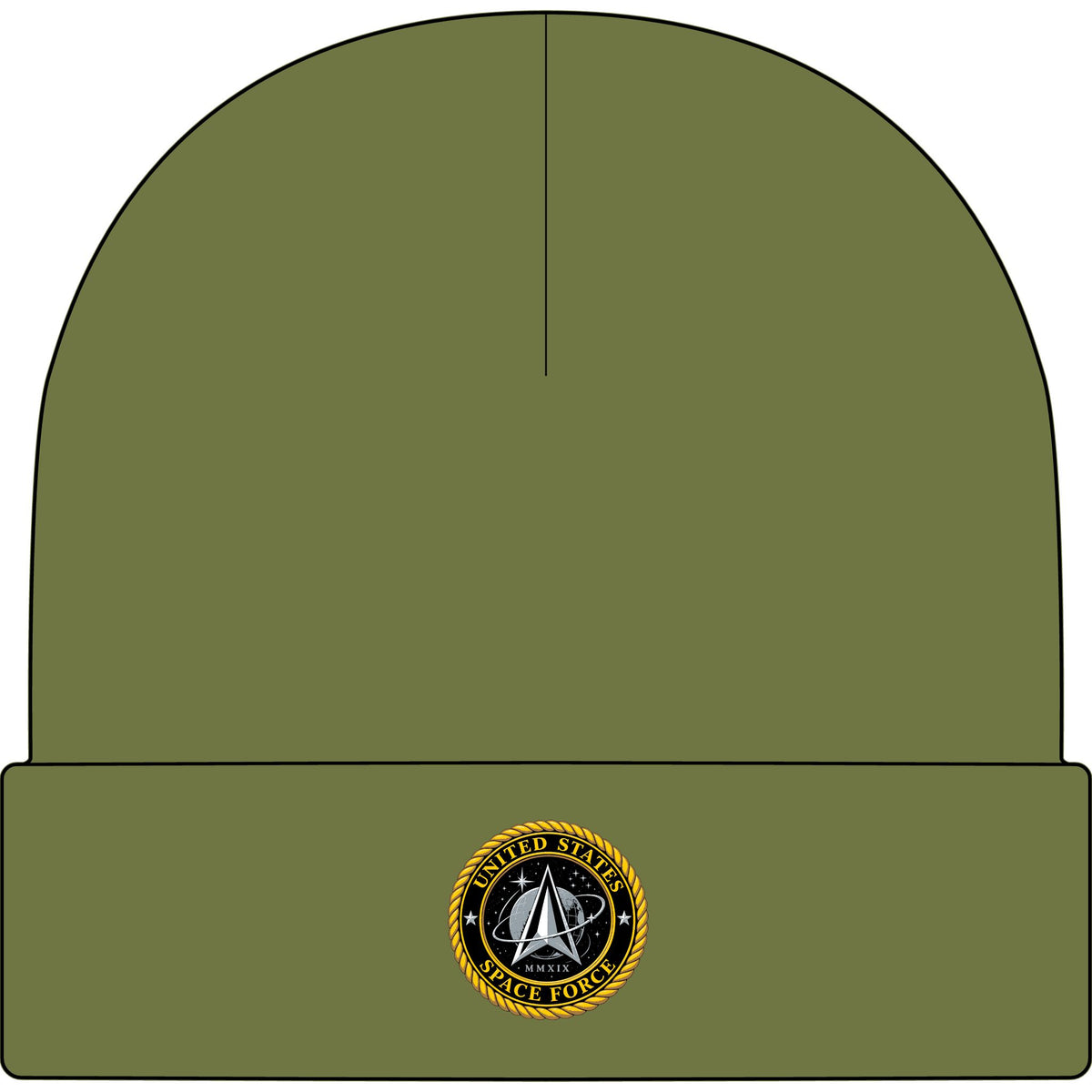 U.S. Space Force Emblem - AS Colour 1107 Cuff Beanie