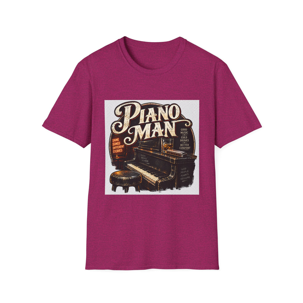 Piano Man Retro Bar - Classic Tee