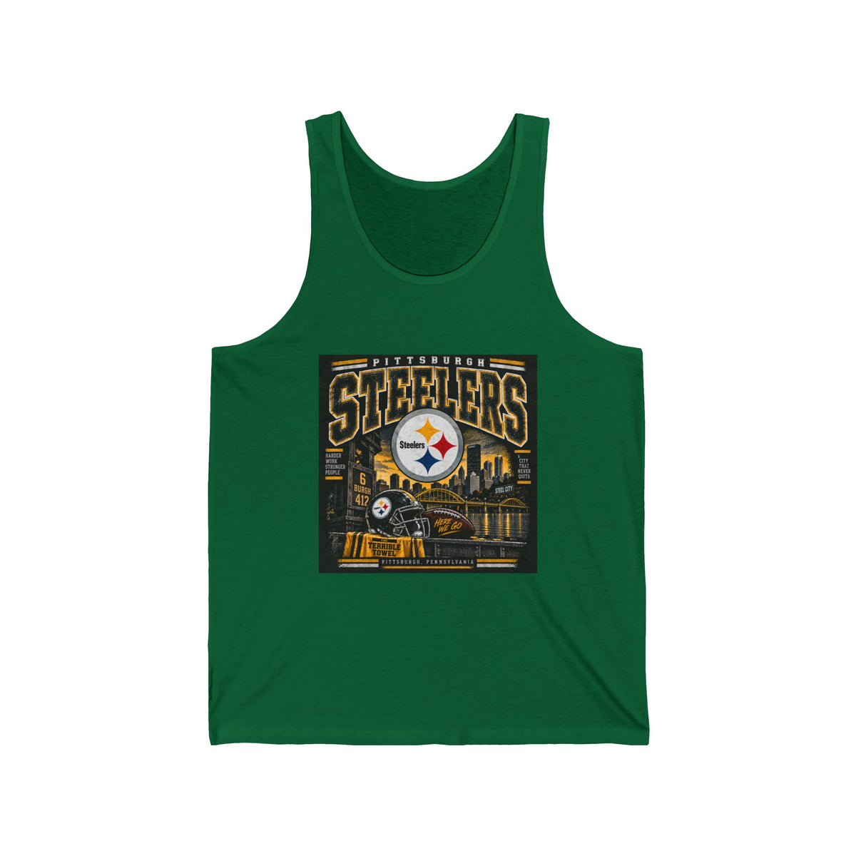 Pittsburgh Steelers Steel City Pride - Athletic Tank