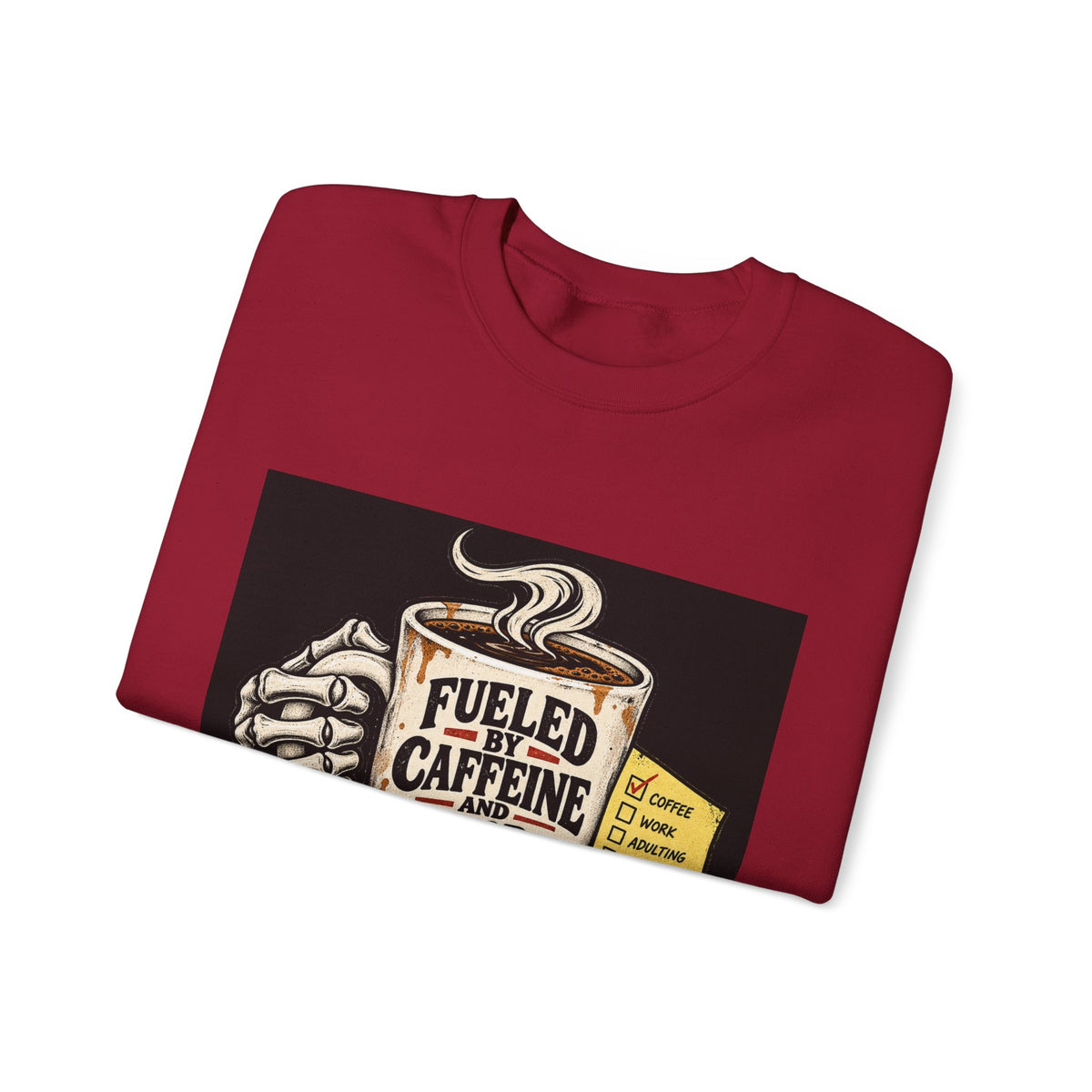 Fueled by Caffeine - Crewneck Sweatshirt
