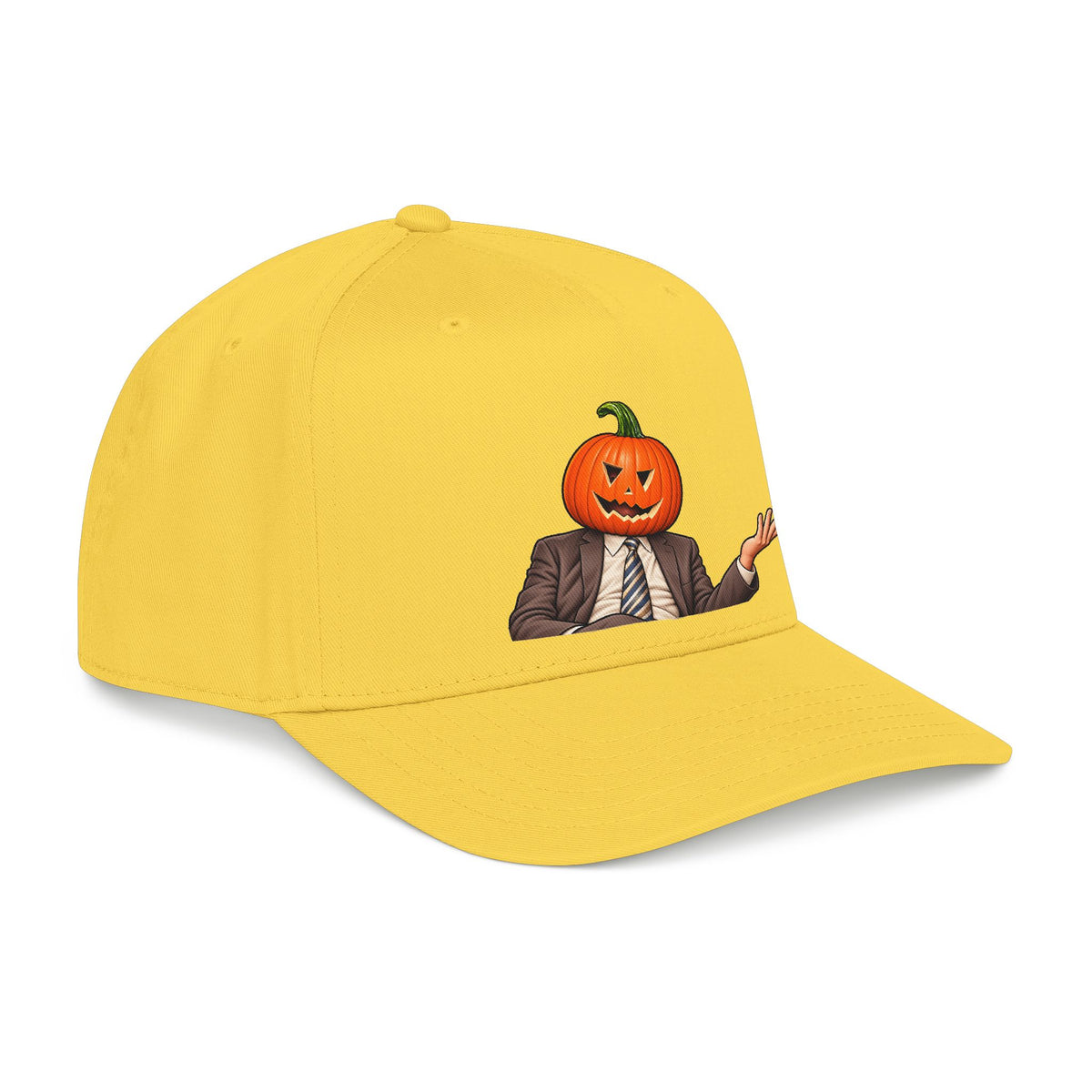 Pumpkin Head Office Cartoon - OTTO Baseball Hat