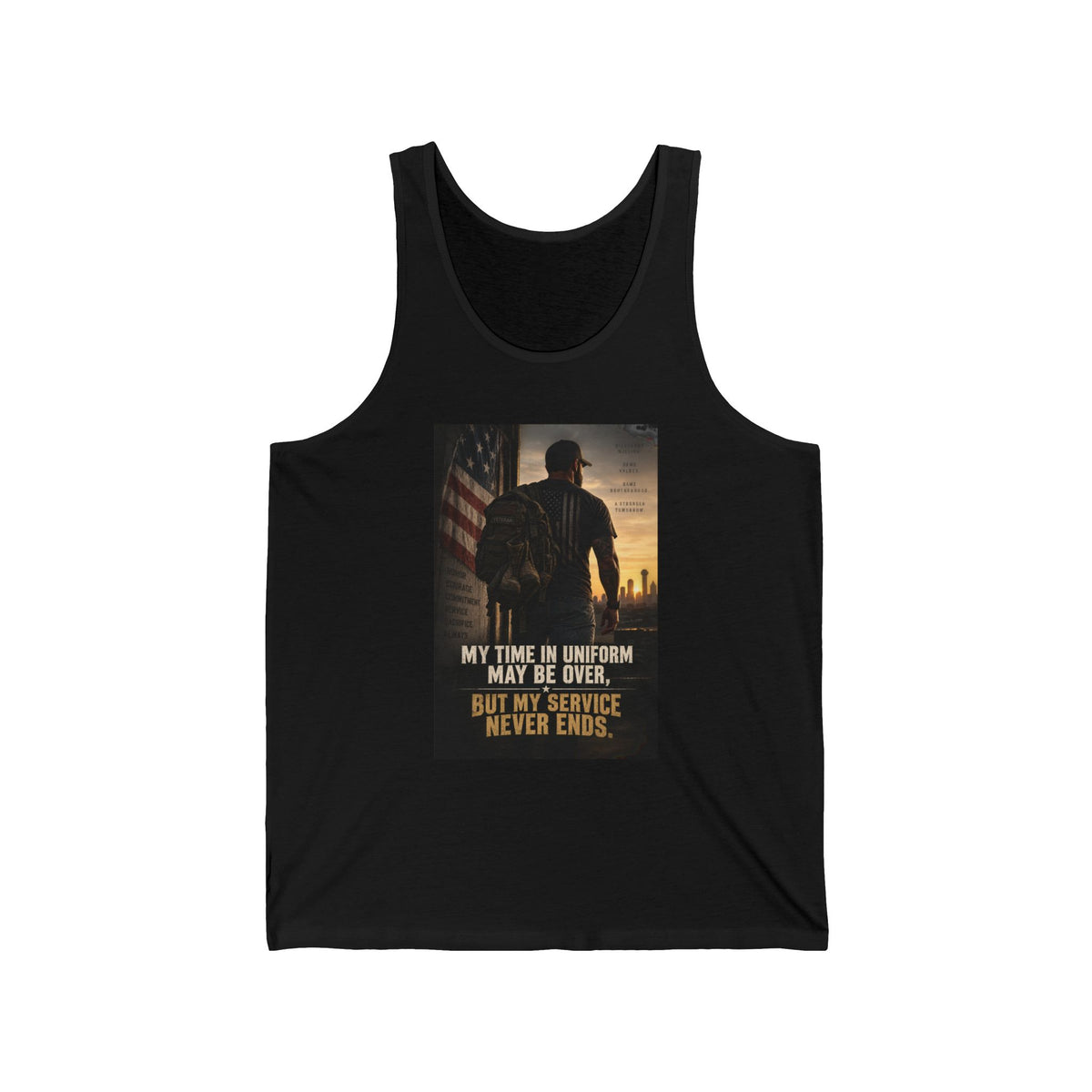 Service Never Ends - Athletic Tank