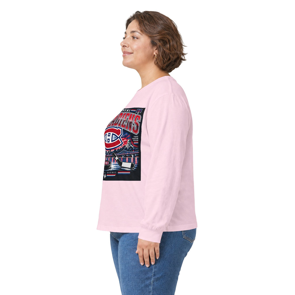 Montreal Canadiens Skyline - Unisex Ultra Cotton Long Sleeve Tee