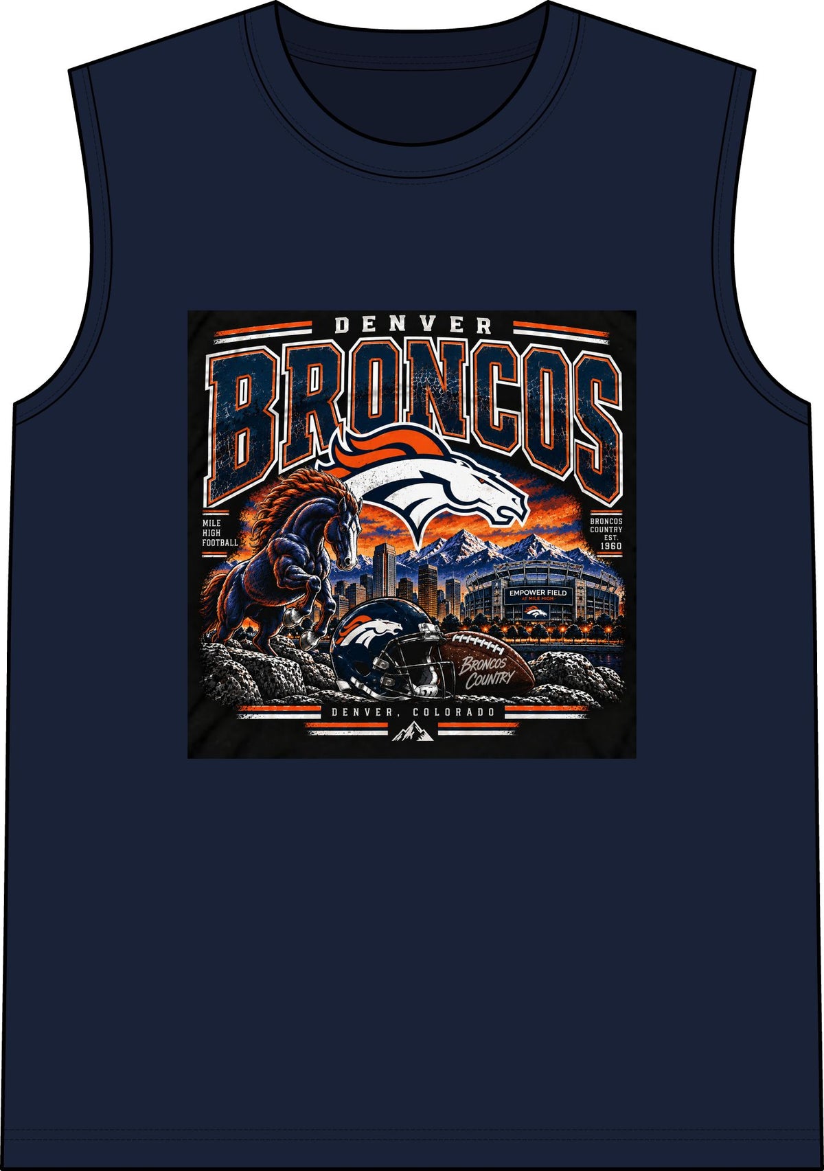 Denver Broncos Mile High Pride - Classic Tank