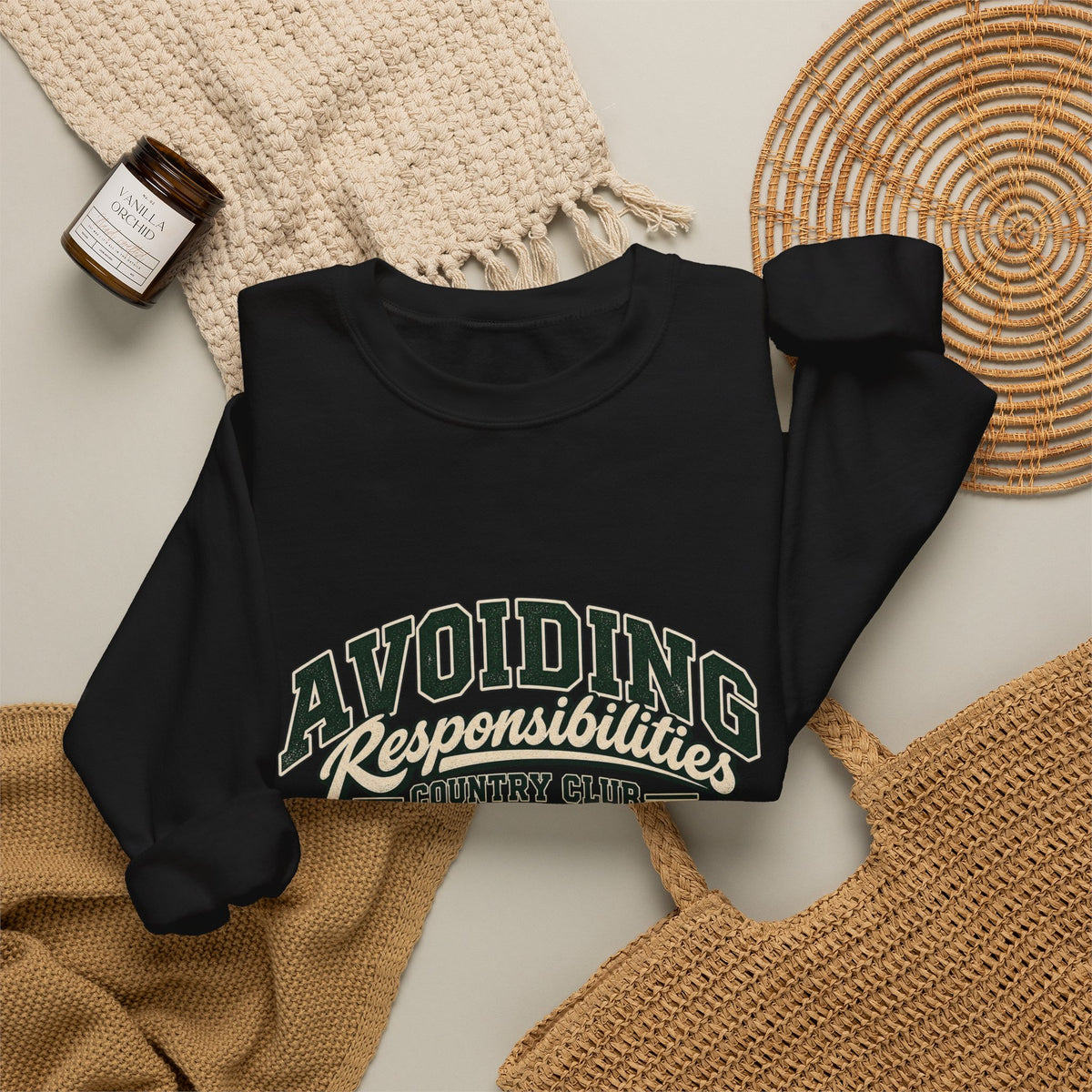 Avoiding Responsibility Country Club - Crewneck Sweatshirt