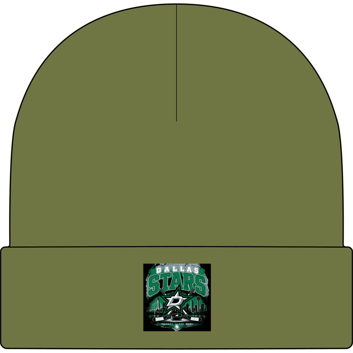 Dallas Stars Hockey Lives - AS Colour 1107 Cuff Beanie