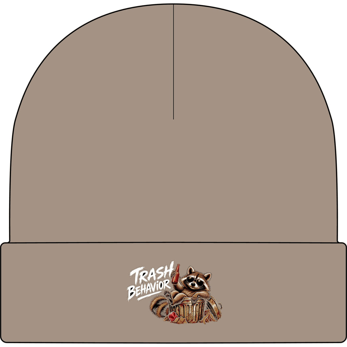 Trash Panda Breakout - AS Colour 1107 Cuff Beanie