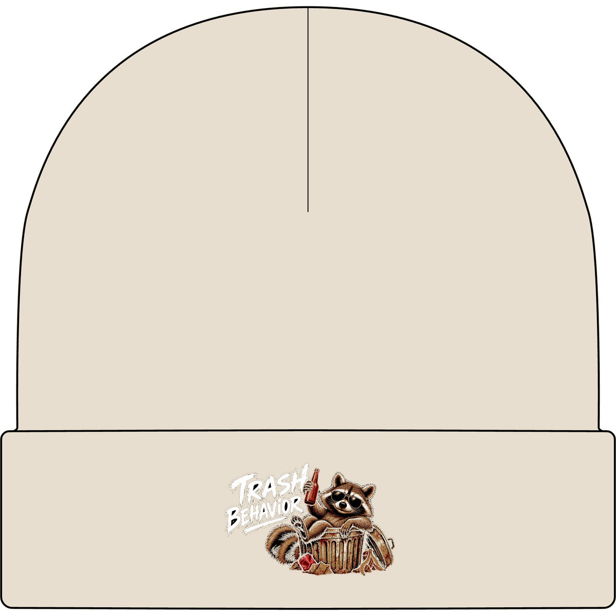 Trash Panda Breakout - AS Colour 1107 Cuff Beanie