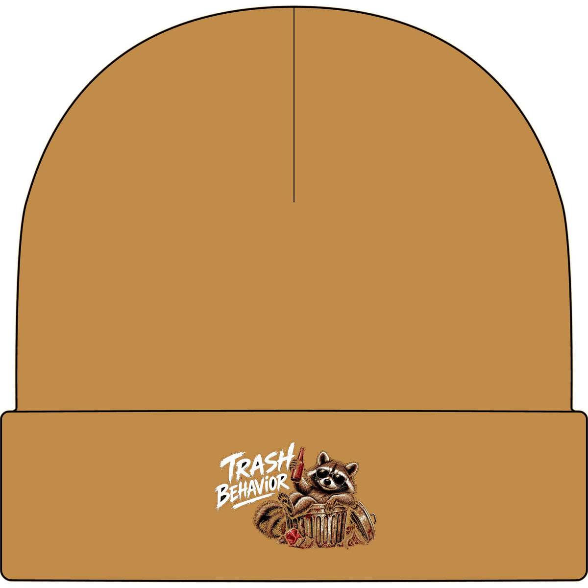 Trash Panda Breakout - AS Colour 1107 Cuff Beanie