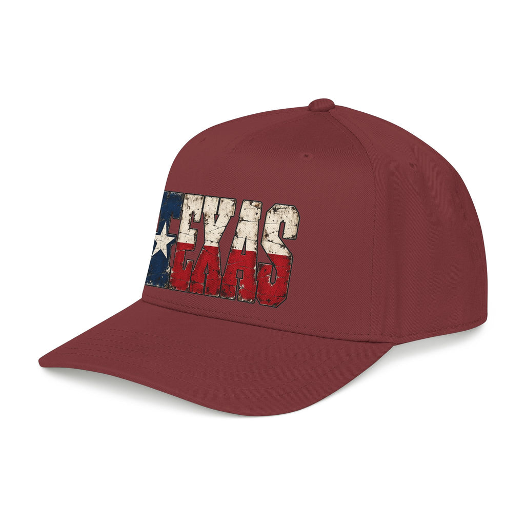 Texas Flag Block Letters - OTTO Baseball Hat