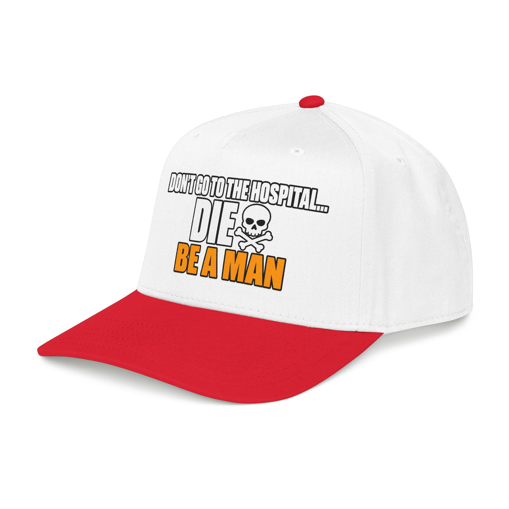 Dont Go to the Hospital - White Outlined - OTTO Baseball Hat