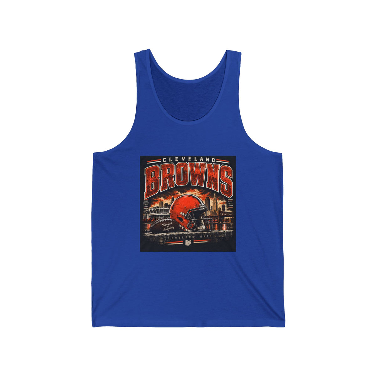 Cleveland Browns Skyline - Athletic Tank