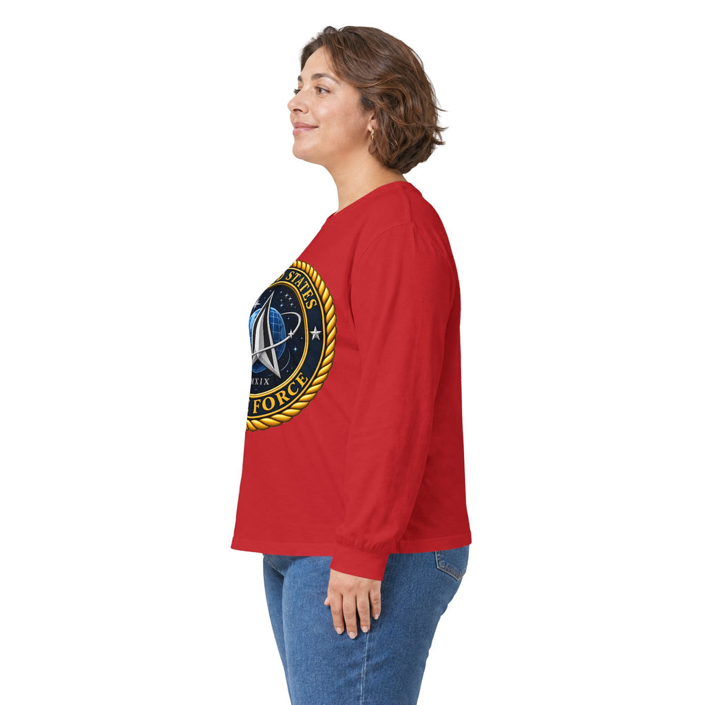 U.S. Space Force Emblem - Unisex Ultra Cotton Long Sleeve Tee