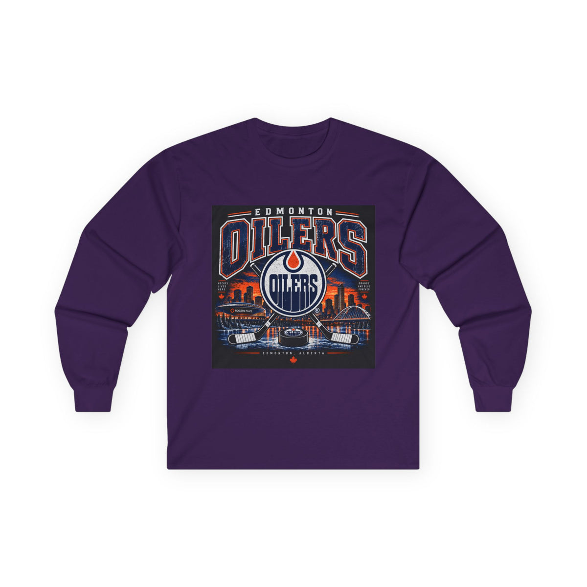 Edmonton Oilers Hockey Pride - Unisex Ultra Cotton Long Sleeve Tee
