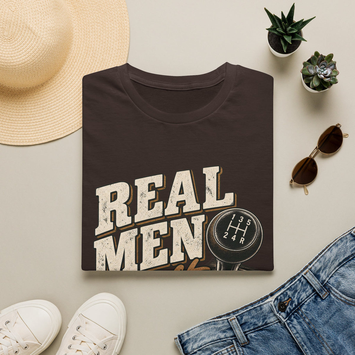 Real Men Shift - Classic Tee