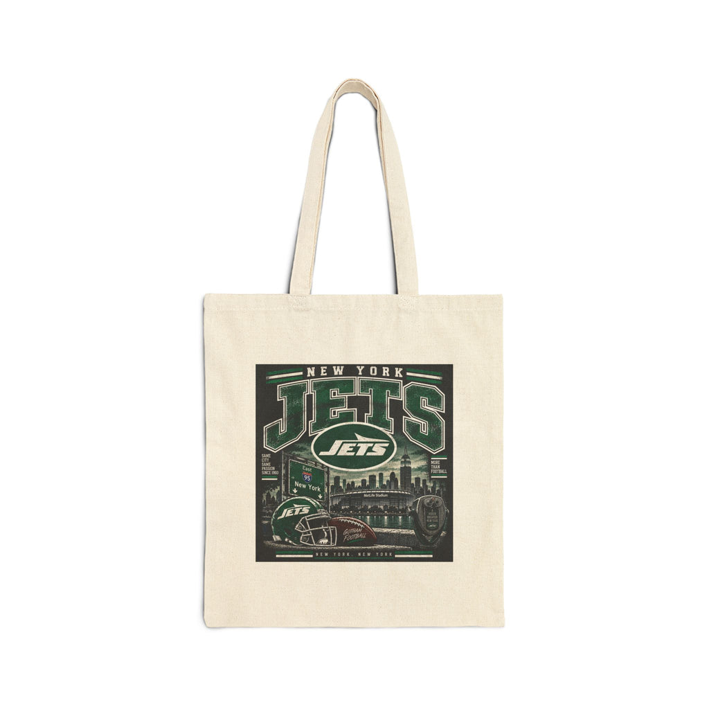 New York Jets Skyline - Canvas Tote