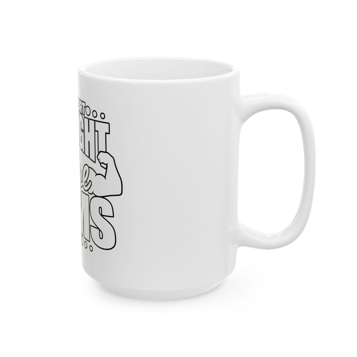 I Support the Right to Bare Arms - Ceramic Mug 11oz and 15oz