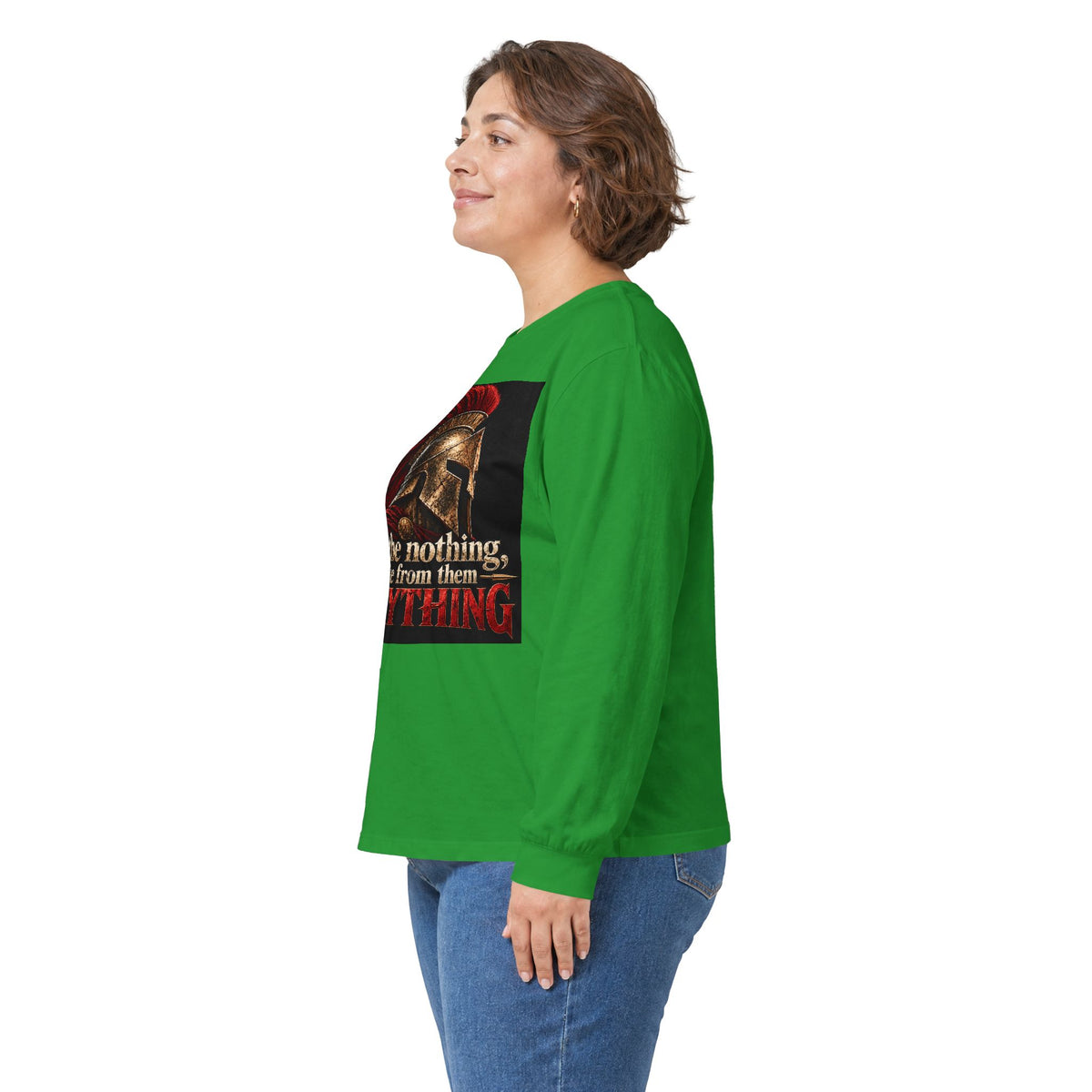 Spartan Helmet - Take Everything - Unisex Ultra Cotton Long Sleeve Tee
