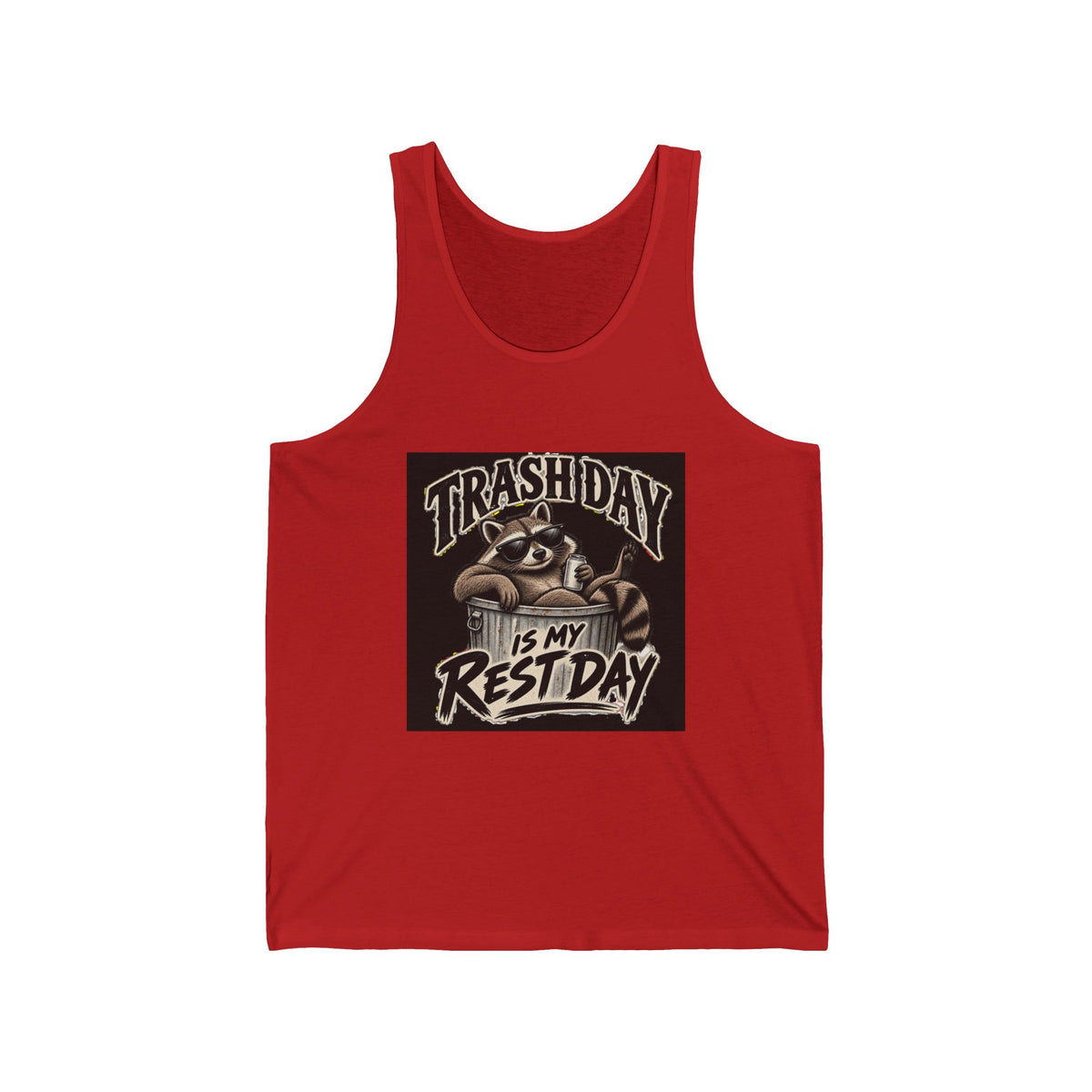 Trash Day Rest Day - Athletic Tank
