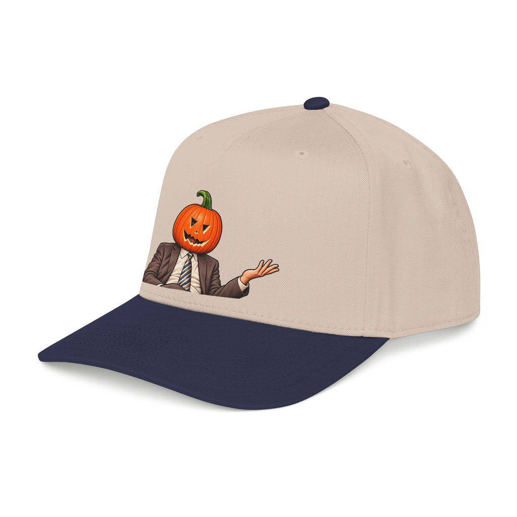Pumpkin Head Office Cartoon - OTTO Baseball Hat