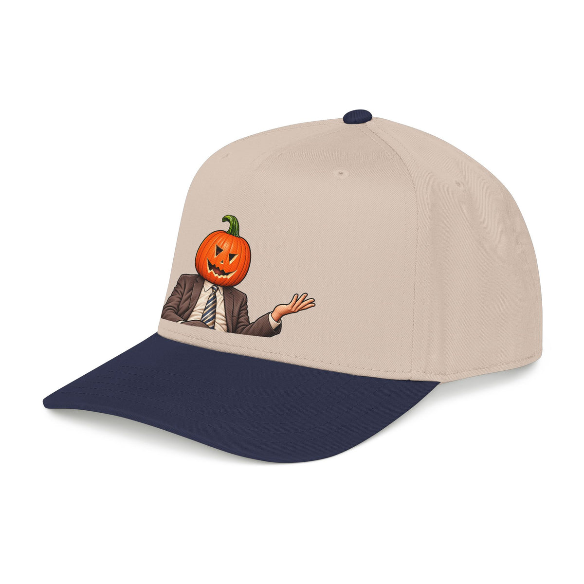 Pumpkin Head Office Cartoon - OTTO Baseball Hat