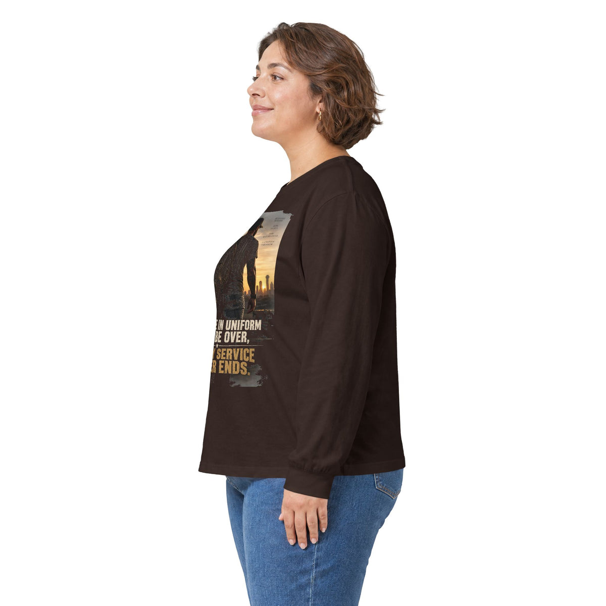 Service Never Ends - Unisex Ultra Cotton Long Sleeve Tee