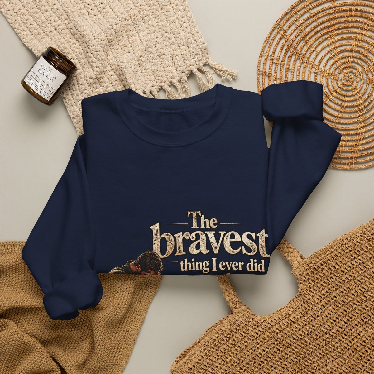 The Bravest Thing I Ever Did Was Keep Living - Crewneck Sweatshirt