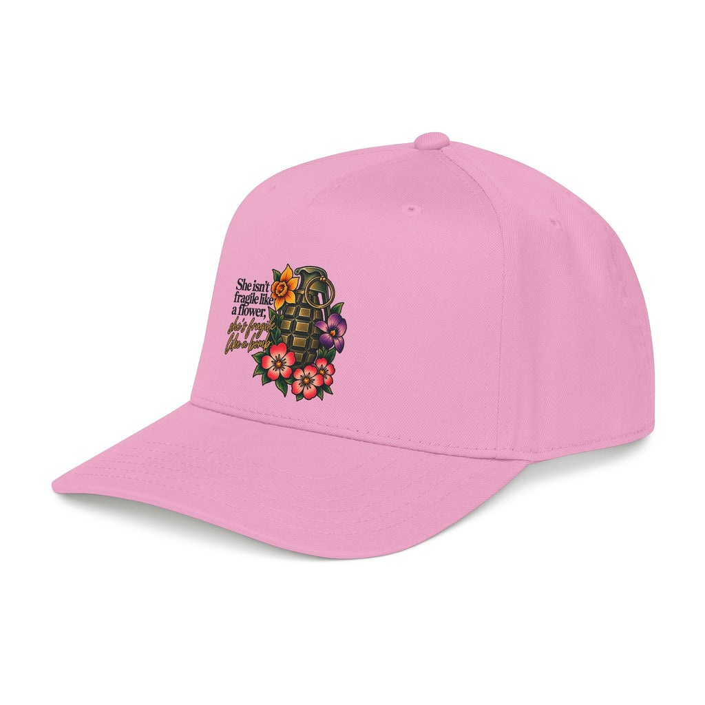 Fragile Like a Bomb - Floral Grenade - OTTO Baseball Hat