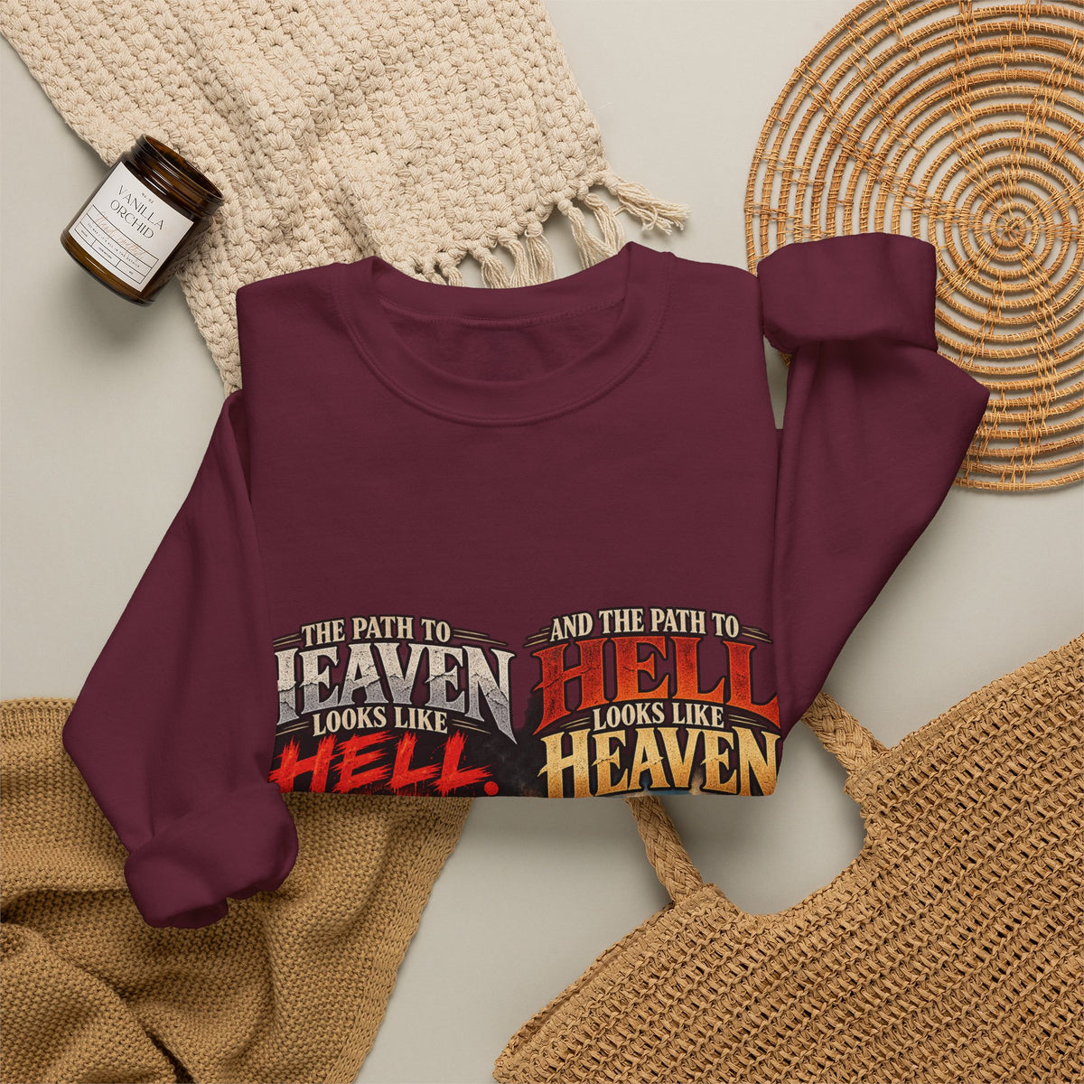 Path To Heaven Path To Hell - Crewneck Sweatshirt