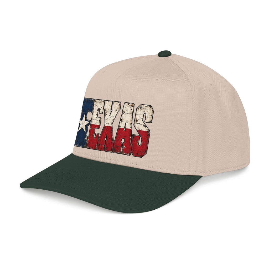 Texas Flag Block Letters - OTTO Baseball Hat