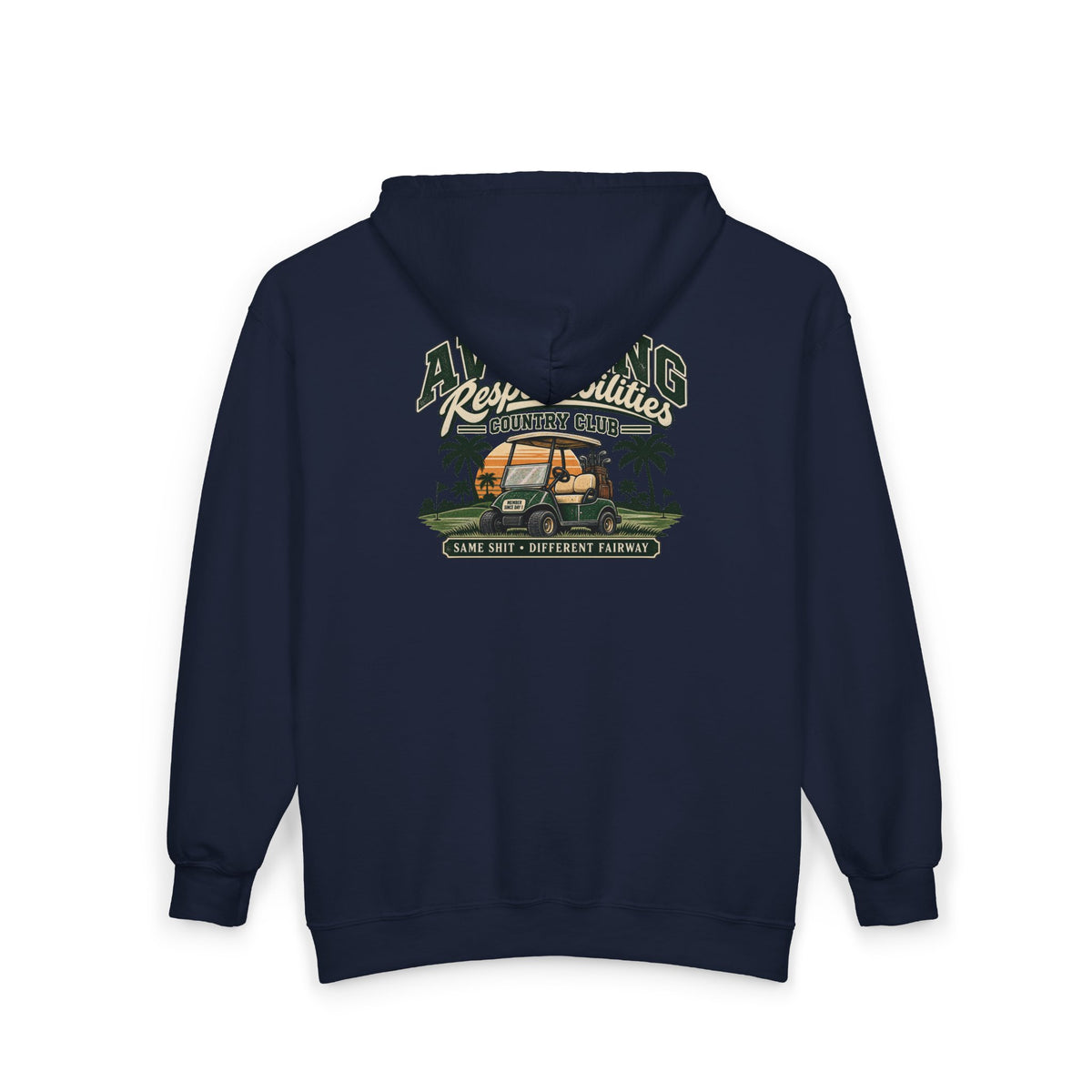 Avoiding Responsibility Country Club - Full-Zip Hooded Sweatshirt