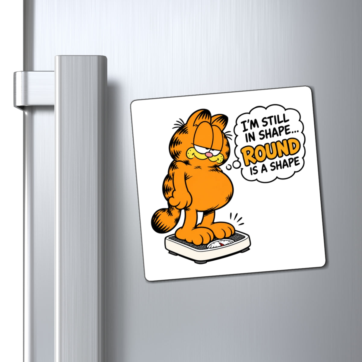 Round Shape Garfield - Magnet