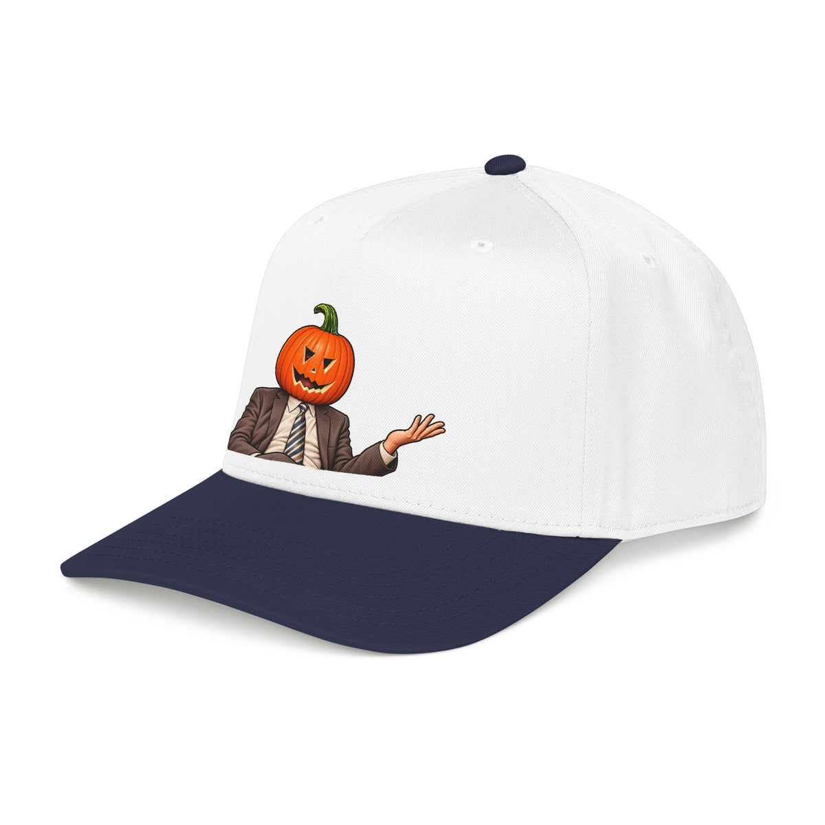 Pumpkin Head Office Cartoon - OTTO Baseball Hat