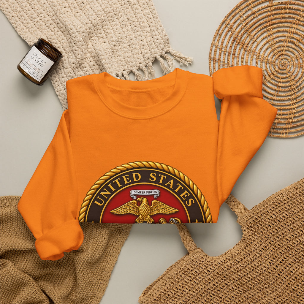 U.S. Marine Corps Emblem - Crewneck Sweatshirt