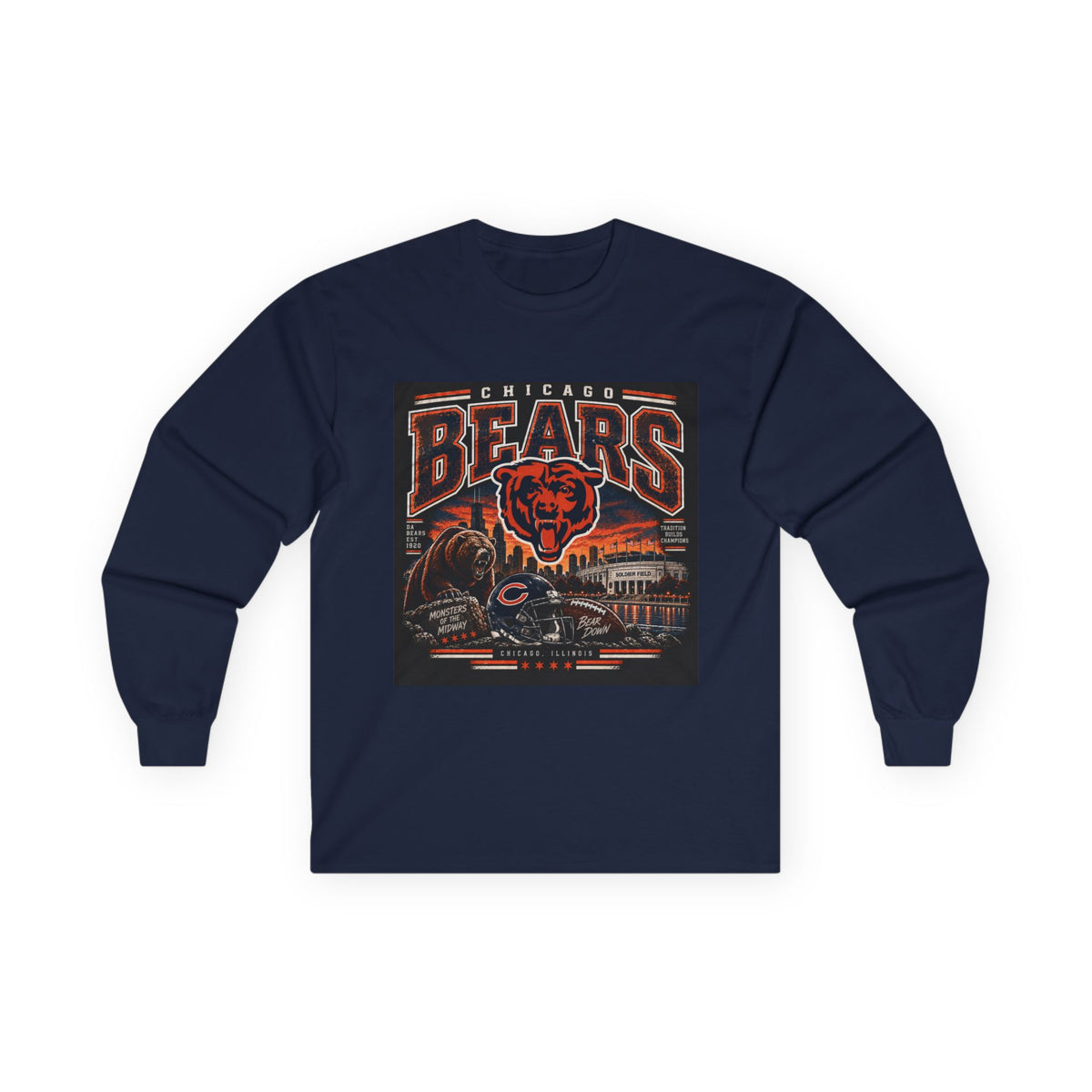 Chicago Bears Pride - Unisex Ultra Cotton Long Sleeve Tee