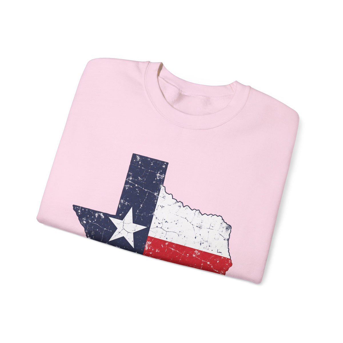 Weathered Texas Flag - Crewneck Sweatshirt