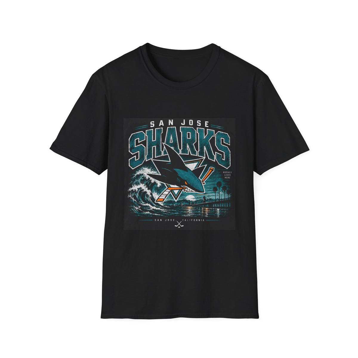 Sharks Wave Hockey Tee - Classic Tee