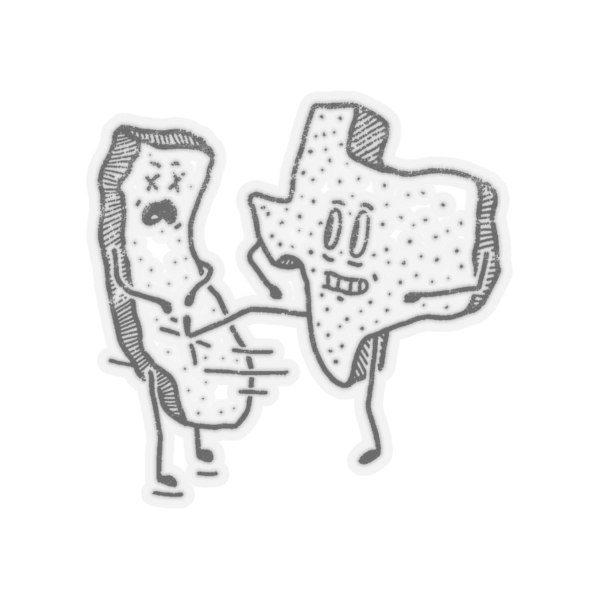 Texas v California - Kiss-Cut Sticker