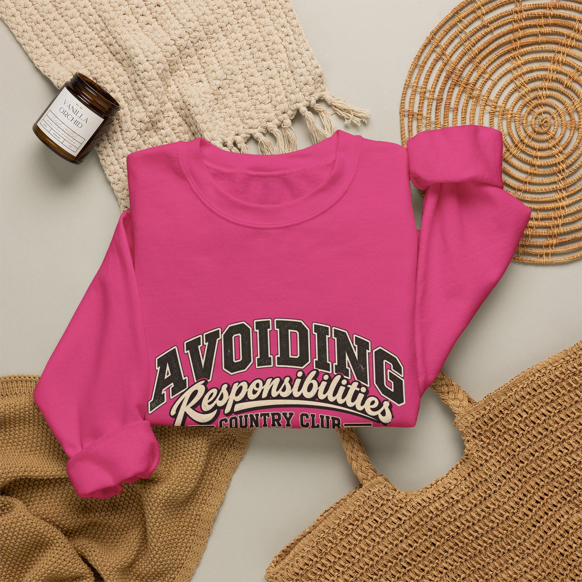 Avoiding Responsibility Country Club - Crewneck Sweatshirt