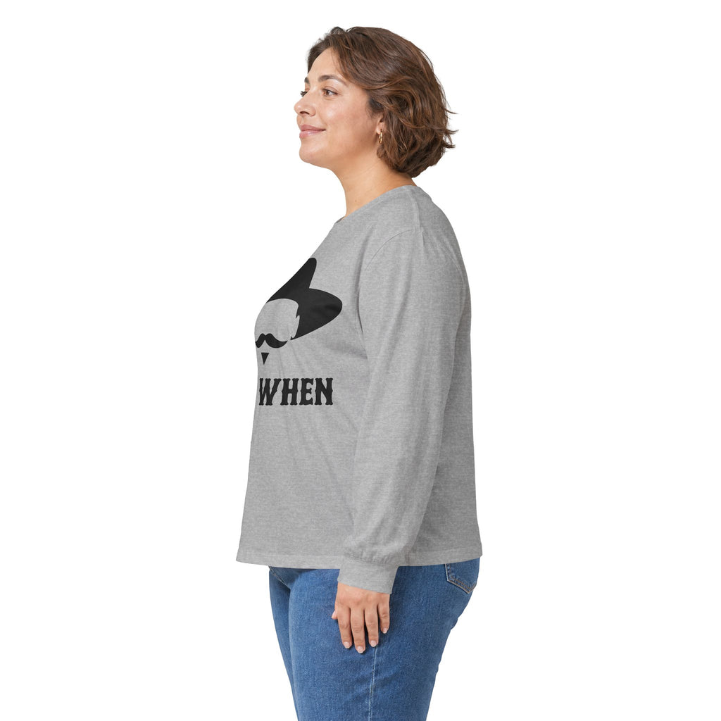 Say When Minimal - Unisex Ultra Cotton Long Sleeve Tee