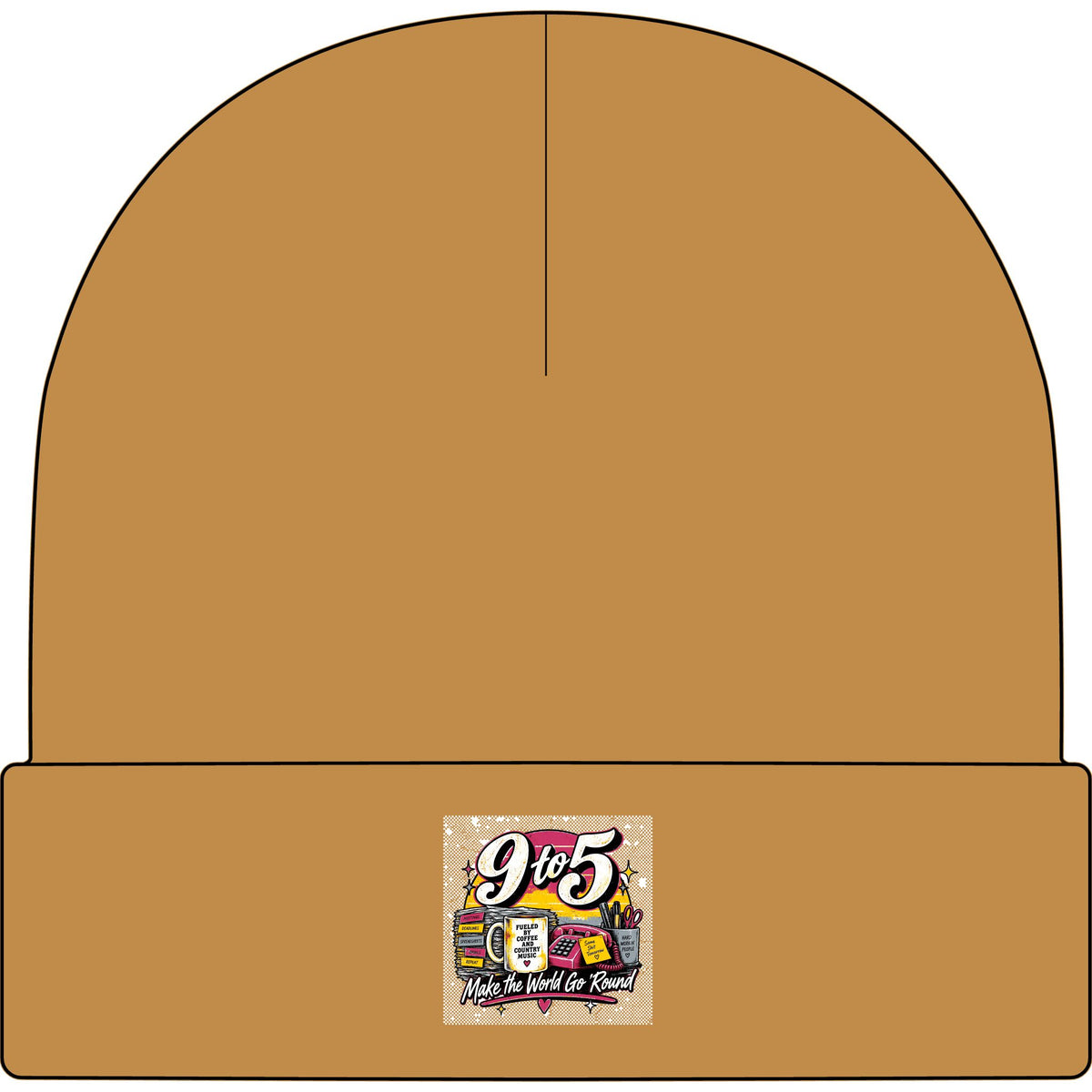 9to5 Make the World Go Round - AS Colour 1107 Cuff Beanie