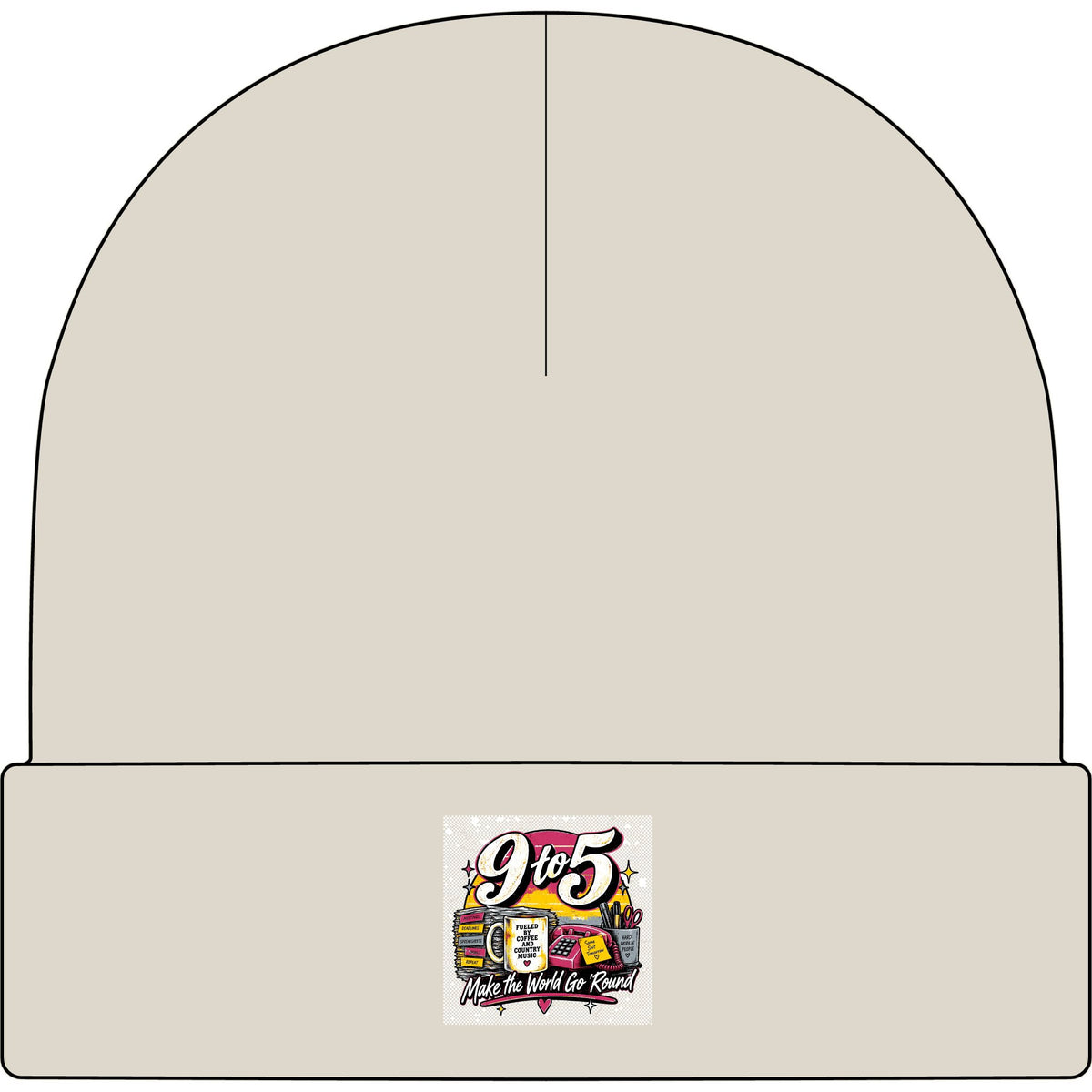 9to5 Make the World Go Round - AS Colour 1107 Cuff Beanie