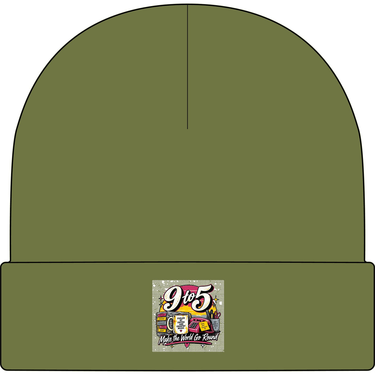 9to5 Make the World Go Round - AS Colour 1107 Cuff Beanie