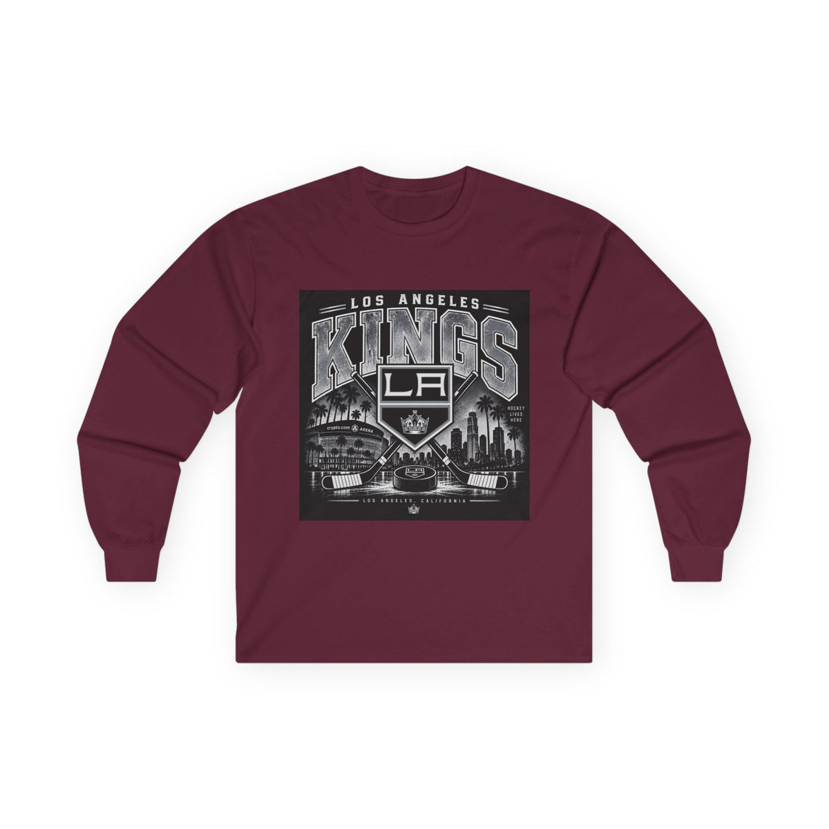 LA Kings Hockey Lives Here - Unisex Ultra Cotton Long Sleeve Tee